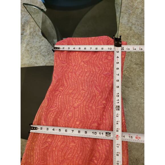 Jessica McClintock Gunne Sax Strapless Dress Women 5/6 Pink Embellished Back Zip - Picture 8 of 12